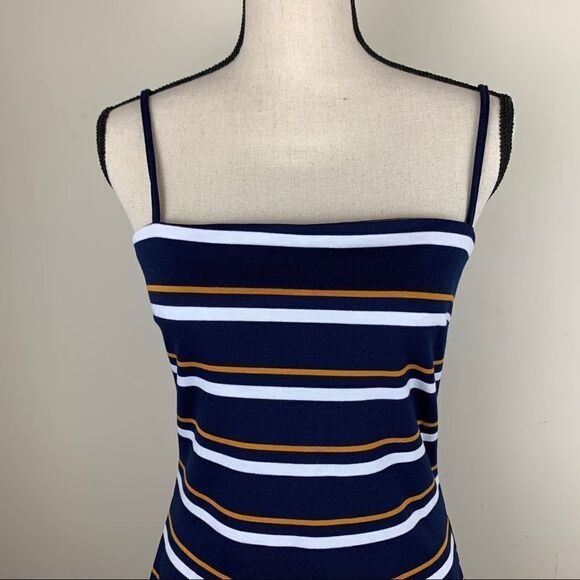 Kendall & Kylie PacSun‎ Mini Bodycon Striped Dress Sz M New With Tags - Picture 5 of 16